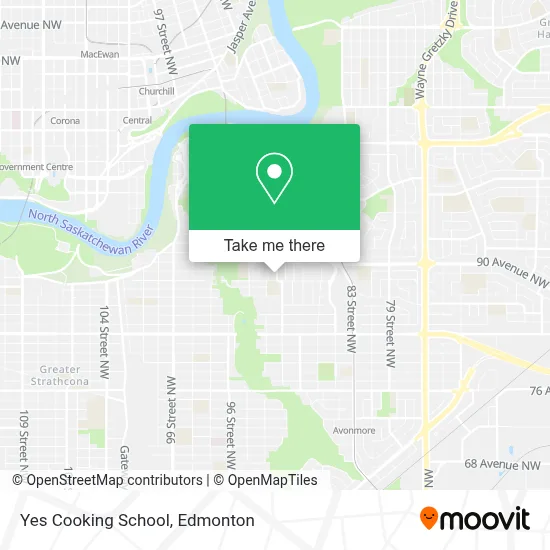 Yes Cooking School map
