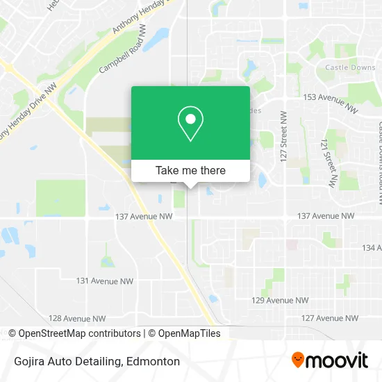 Gojira Auto Detailing map