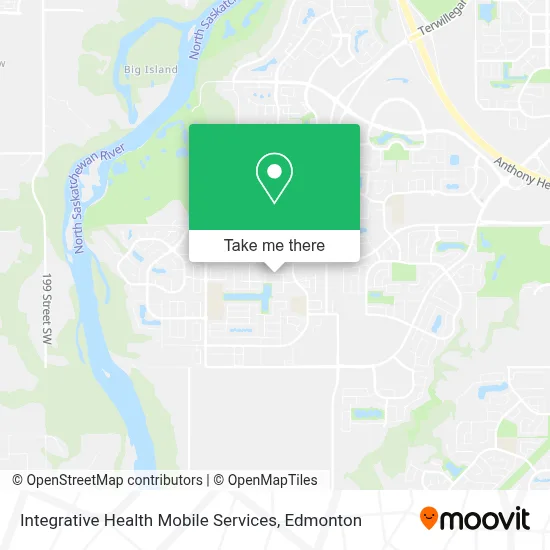 Integrative Health Mobile Services map