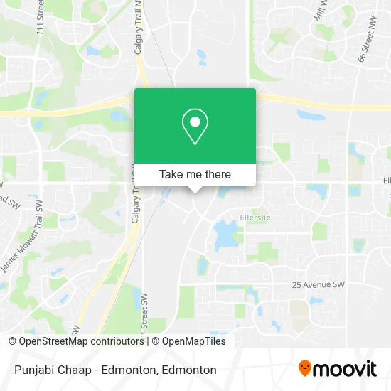 Punjabi Chaap - Edmonton map