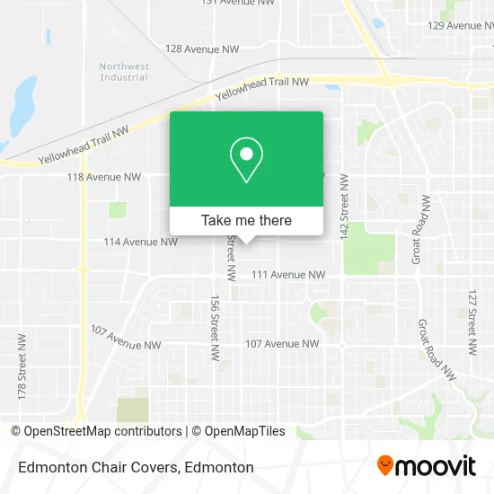 Edmonton Chair Covers map