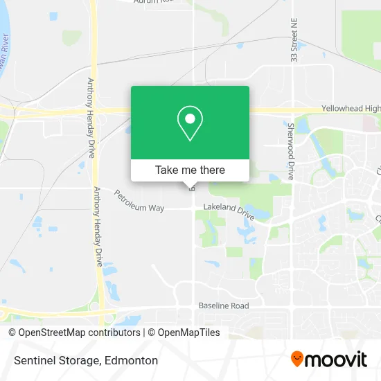 Sentinel Storage map