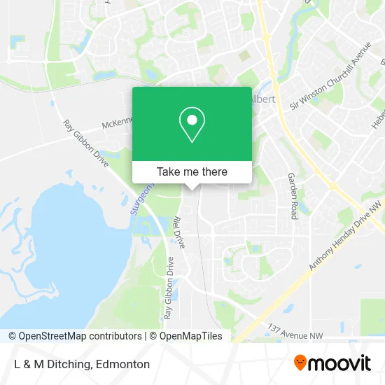 L & M Ditching map