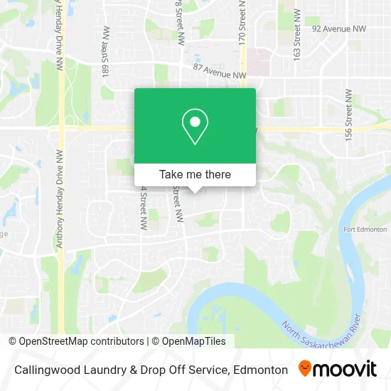 Callingwood Laundry & Drop Off Service map