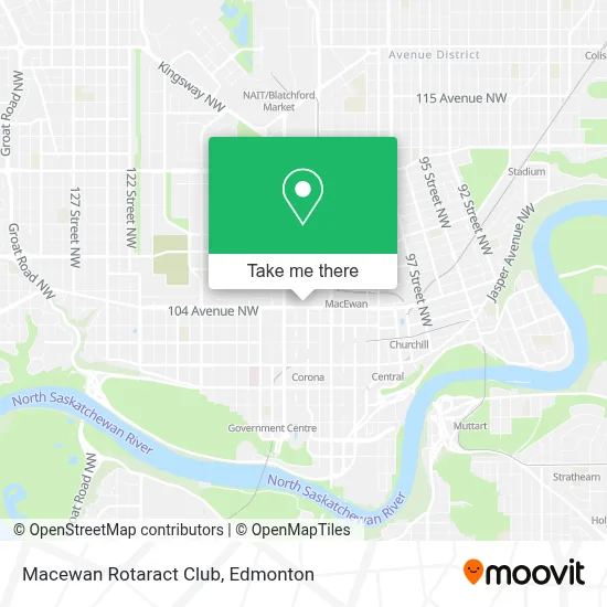 Macewan Rotaract Club map