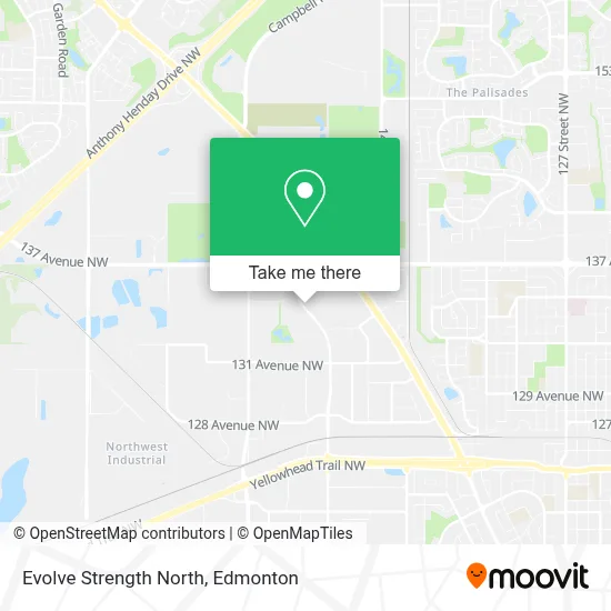Evolve Strength North map