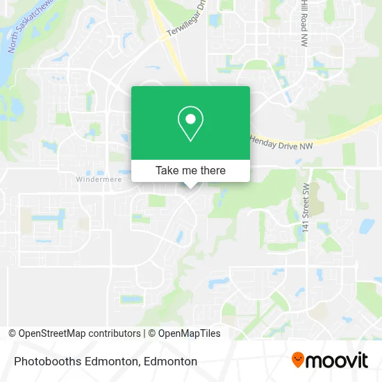 Photobooths Edmonton map