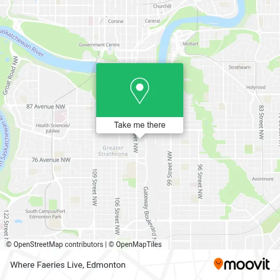 Where Faeries Live map