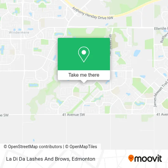 La Di Da Lashes And Brows map