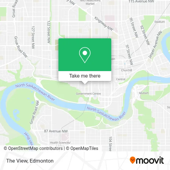 The View map