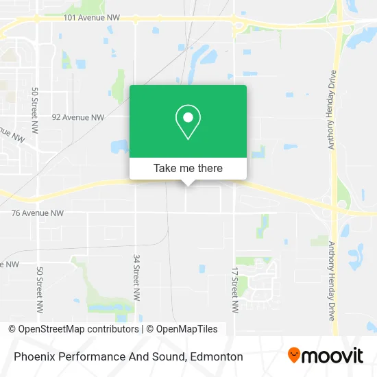 Phoenix Performance And Sound map