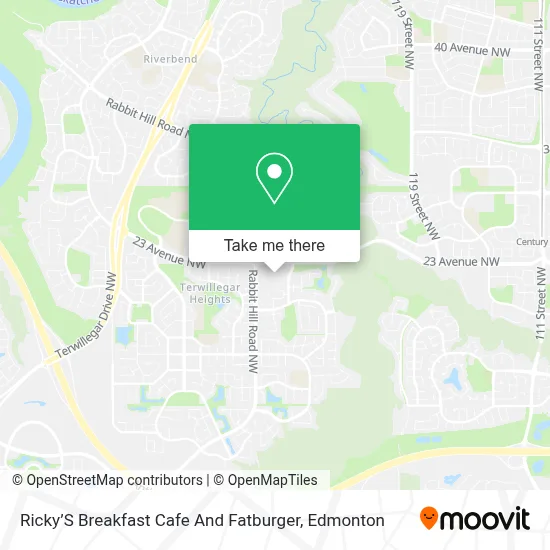 Ricky’S Breakfast Cafe And Fatburger map