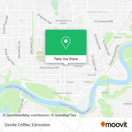 Deville Coffee map