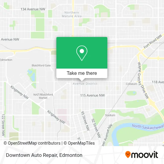 Downtown Auto Repair map