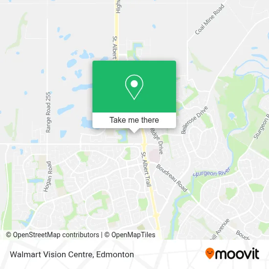 Walmart Vision Centre map