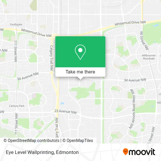 Eye Level Wallprinting map