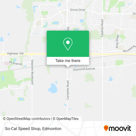 So-Cal Speed Shop map