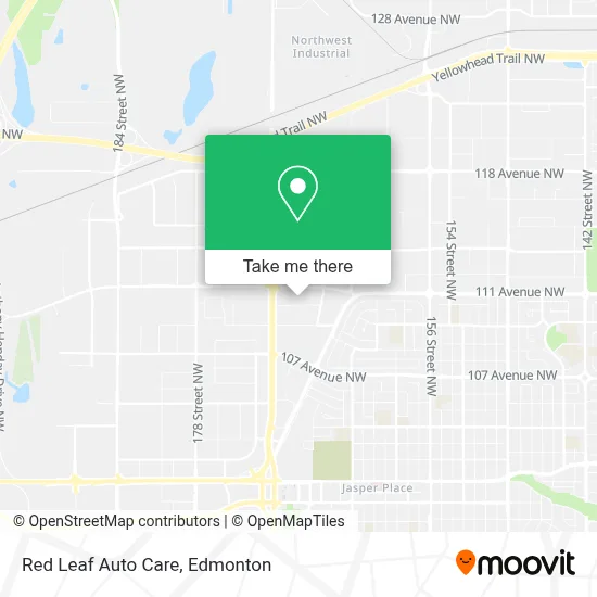Red Leaf Auto Care map