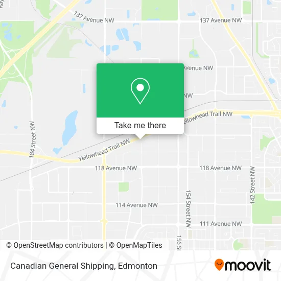 Canadian General Shipping map