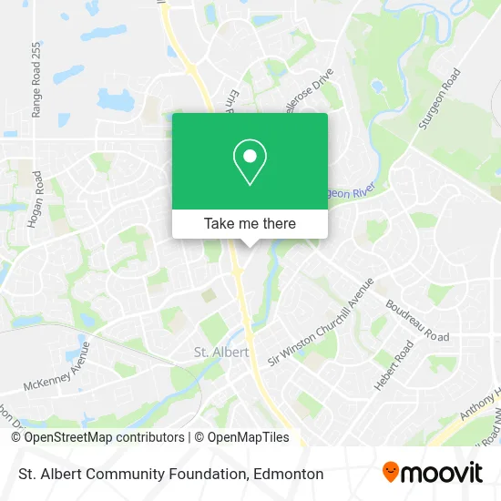 St. Albert Community Foundation map