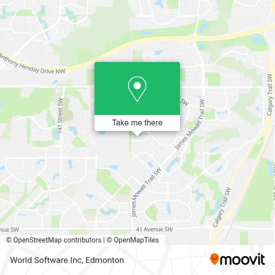 World Software Inc map