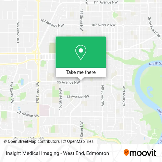 Insight Medical Imaging - West End map