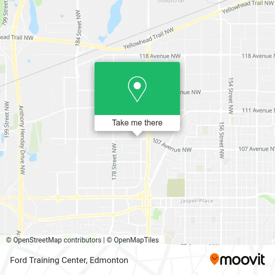 Ford Training Center map