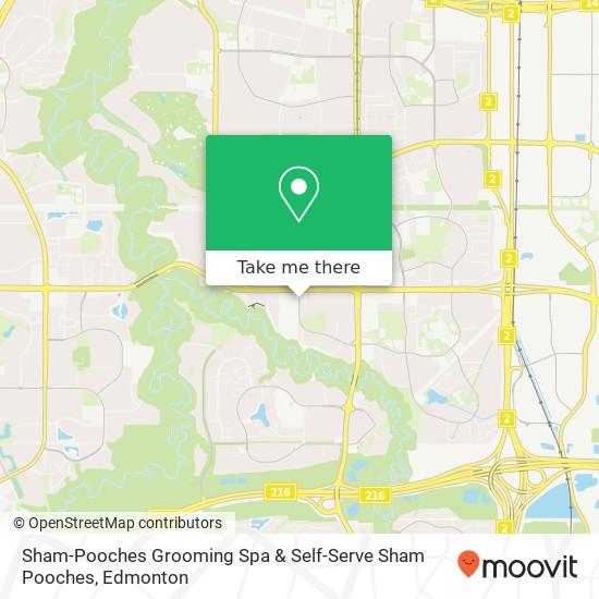 Sham-Pooches Grooming Spa & Self-Serve Sham Pooches map