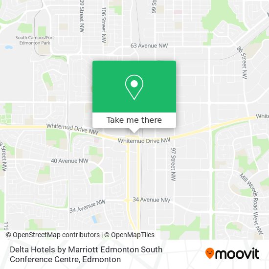 Delta Hotels by Marriott Edmonton South Conference Centre map