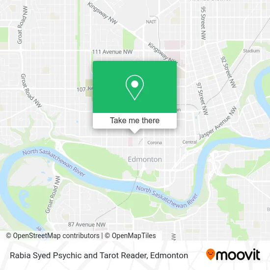 Rabia Syed Psychic and Tarot Reader map