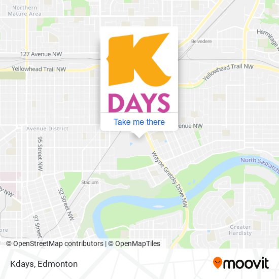 Kdays map