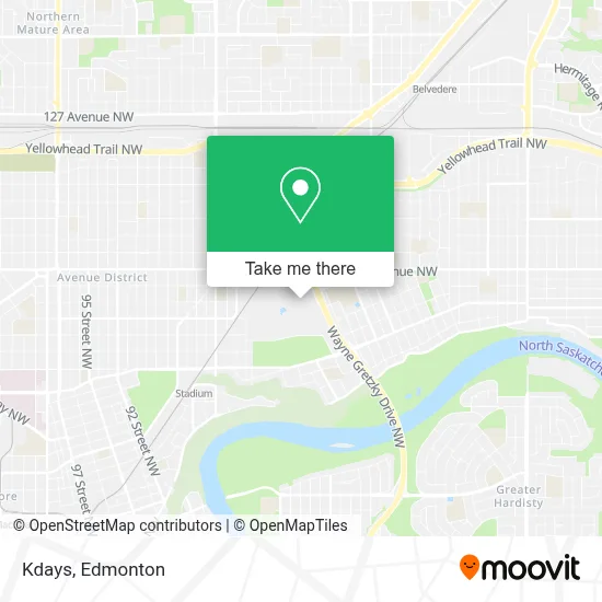 Kdays map