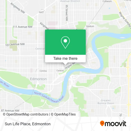 Sun Life Place map
