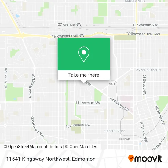 11541 Kingsway Northwest plan
