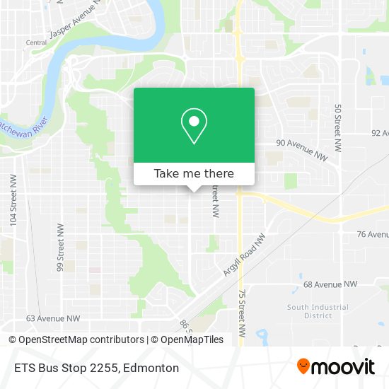 ETS Bus Stop 2255 map