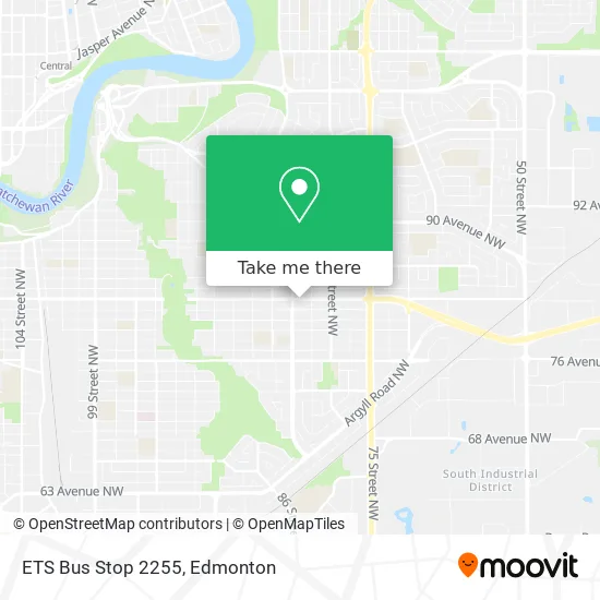 ETS Bus Stop 2255 map