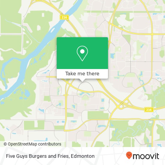 Five Guys Burgers and Fries, 6222 Currents Dr NW Edmonton, AB T6W 0L8 map
