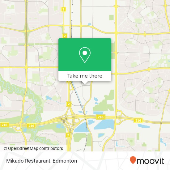 Mikado Restaurant, 1903 98 St NW Edmonton, AB T6N plan