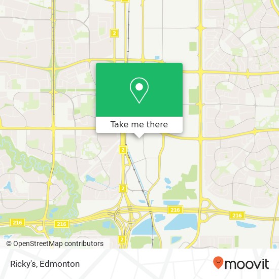 Ricky's, 10004 21 Ave NW Edmonton, AB map