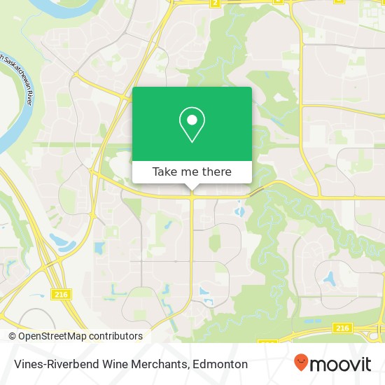 Vines-Riverbend Wine Merchants, 2331 Rabbit Hill Rd NW Edmonton, AB T6R 3L6 map