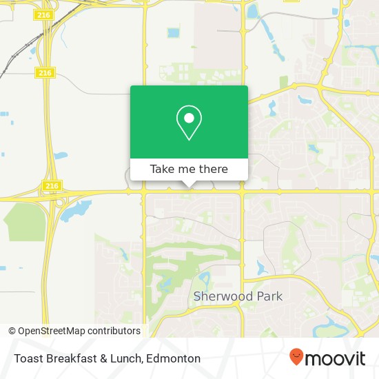 Toast Breakfast & Lunch, 270 Baseline Rd Strathcona County, AB T8H 1R4 map