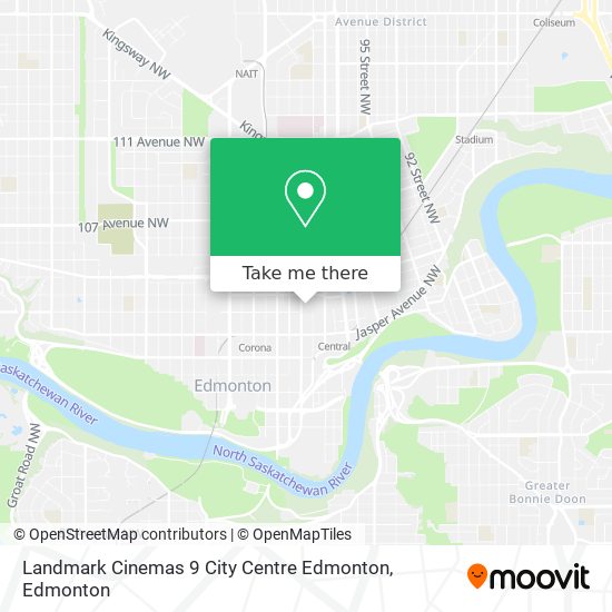 Landmark Cinemas 9 City Centre Edmonton plan