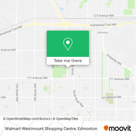 Walmart-Westmount Shopping Centre plan