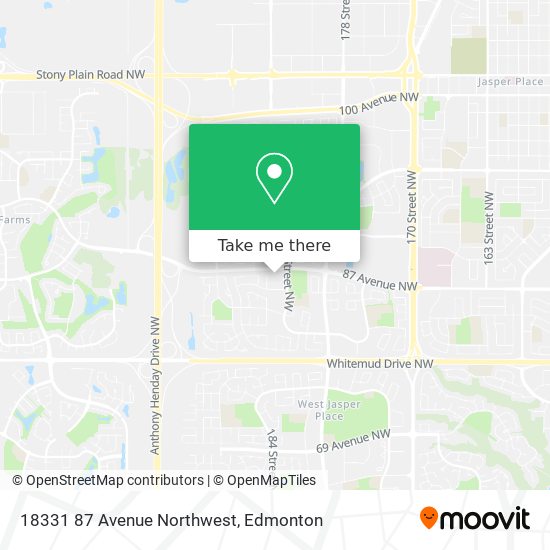 18331 87 Avenue Northwest map
