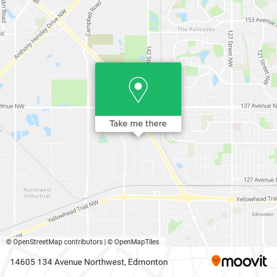 14605 134 Avenue Northwest map