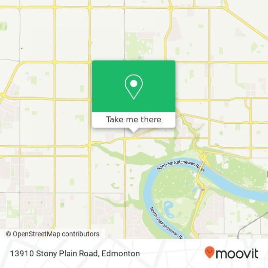 13910 Stony Plain Road map