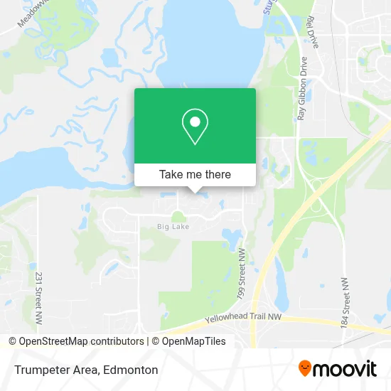 Trumpeter Area map