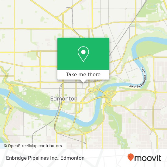 Enbridge Pipelines Inc. map