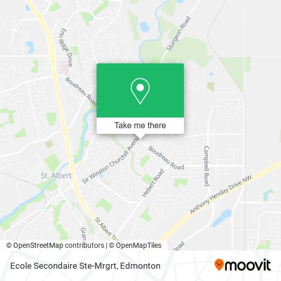 Ecole Secondaire Ste-Mrgrt map