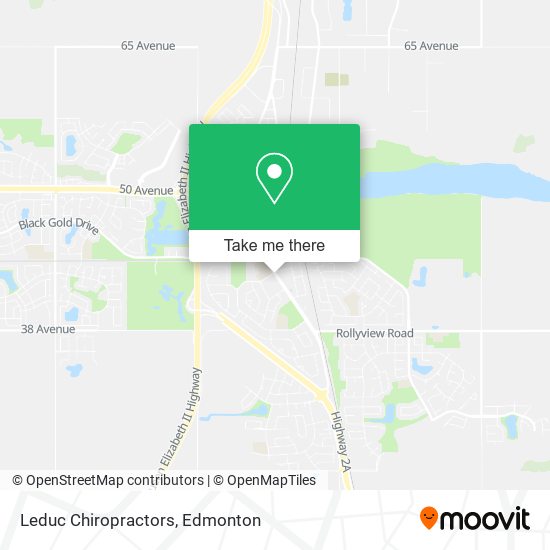 Leduc Chiropractors map